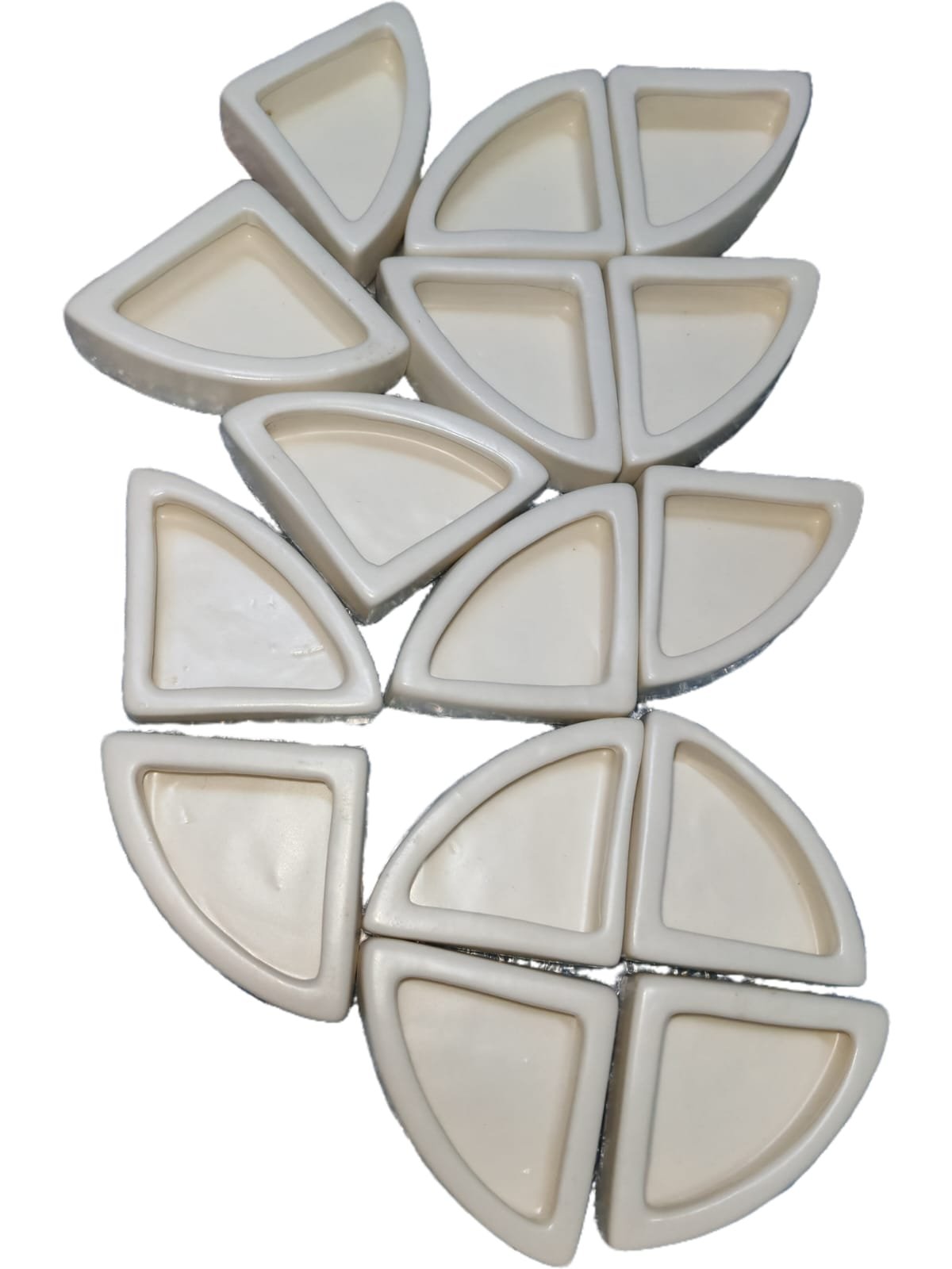 white cermic design stone
