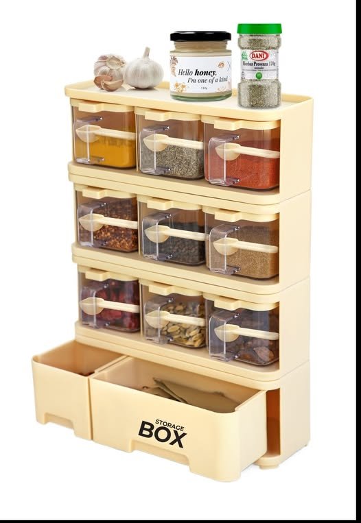 Storage Box &  Spice Rack
