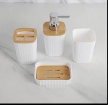 Bathroom Hand Wash Liquid Soap Dispenser Soap Dish Brush Holder